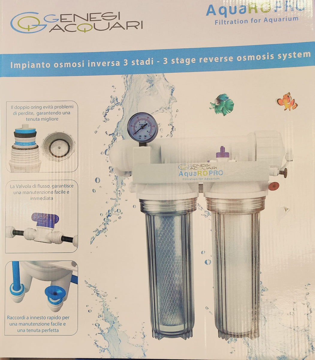 Brio AQUUS Sistema Ad Osmosi Inversa 4 Stadi &ndash; Depuratore Acqua, Modello TROE8 (scatola Aperta)