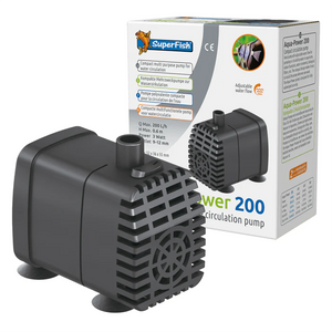 SUPERFISH Aquapower 200 - Pompa per filtro interno regolabile  da 200 Lt/h