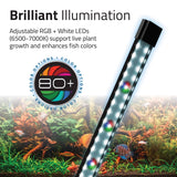 Fluval Flex 2.0 - Acquario di Design Completo 57 Litri con LED RGB+W
