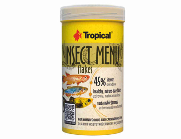 TROPICAL Insect Menù Flakes 20gr