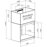 Acquario Marino Armatus XD Aqua Medic - Completo con Mobile Alluminio e Sump