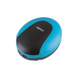 Dispositivo elettronico ovale blu e nero, AQ PET Blow Silent 2, reattore di calcio