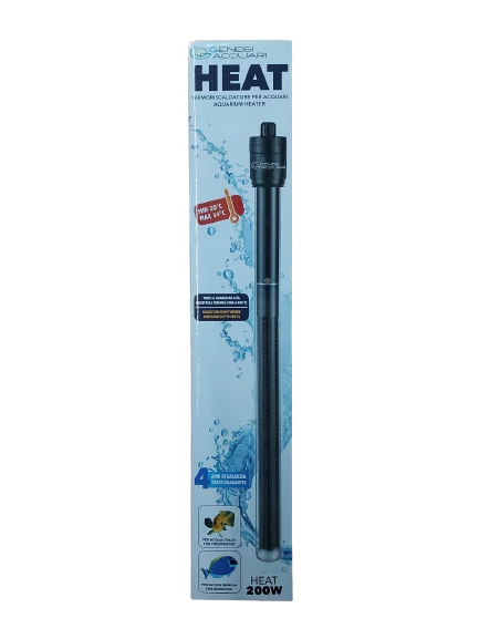 GENESI Heat 200W - Termoriscaldatore per acquario