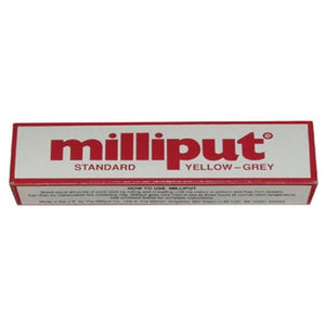 Scatola di Milliput Standard giallo-grigio, colla bicomponente per coralli 113 gr all’interno dell’acquario