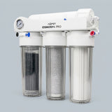 AQ PET Osmosy 4PRO - Impianto osmosi 4 stadi 50 galloni con manometro