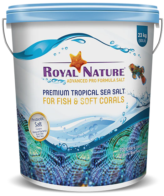 Secchiello di Sale Marino Professionale Royal Nature per pesci e coralli morbidi