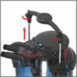 Microscopio con componenti regolabili per il Filtro Pressione Green Reset 100 L