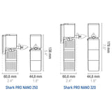 SICCE Shark Pro nano 320 - Filtro interno per acquario