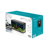 AQPET Simply LED 60 - Acquario 60 Litri Completo con Filtro BIO BOX