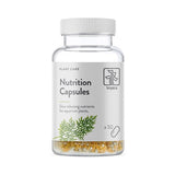 Bottiglia trasparente contenente capsule di nutrizione per piante tropicali TROPICA