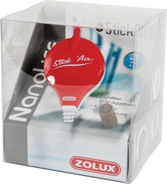 ZOLUX Nanolife Stick AIR rosso - Areatore per piccoli acquari