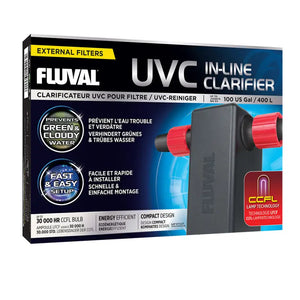 ASKOLL Fluval UVC In Line Clarifier - Sterilizzatore 3 watt