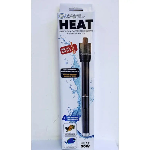 GENESI Heat 50W - Termoriscaldatore per acquario -