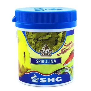 SHG Spirulina - Mangime in fiocchi per pesci tropicali 40 g