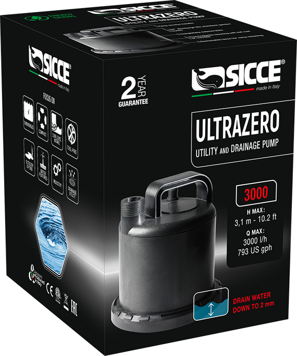 SICCE Ultra Zero - Pompa di filtraggio per laghetto