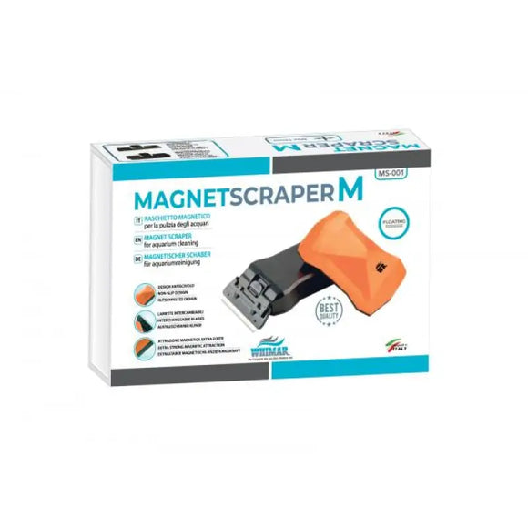 WHIMAR Magnet Scraper M - Spazzola magnetica puliscivetro -